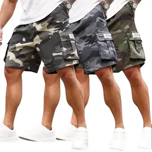 Men’s lightweight summer cargo shorts with four pockets, featuring multiple pockets, a relaxed fit, durable construction, and wrinkle resistance—perfect for everyday wear, street style, skateboarding, and camping activities.