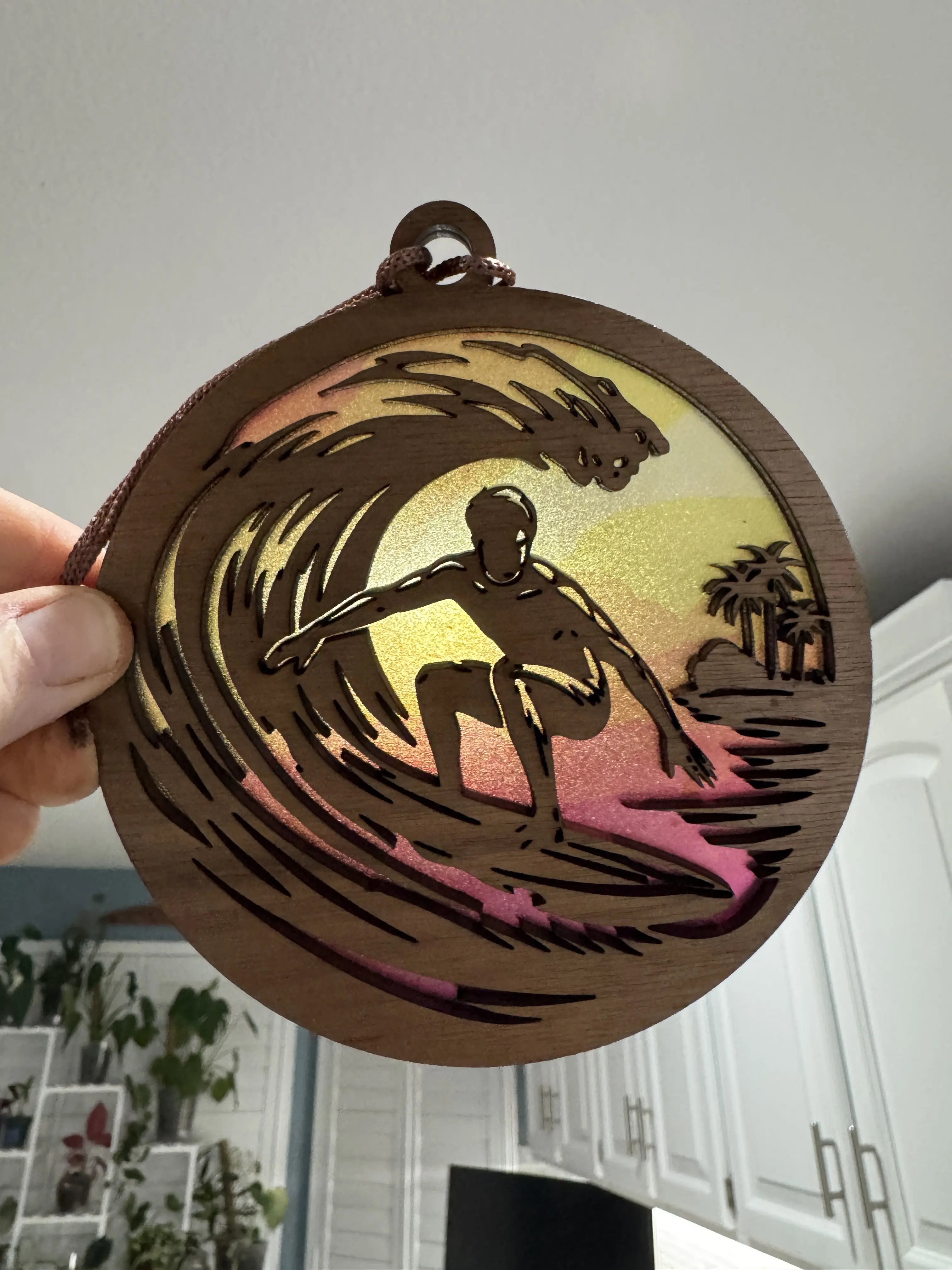 Surfer Suncatcher for Sunny Window Surfer Suncatcher for Sunny Window