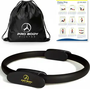 ProBody Pilates Fitness Circle – 14 Inch Pilates Ring for Focusing on Toning Inner Thighs, Arms, and Core