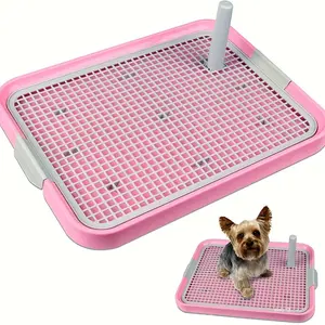 Indoor Dog Toilet Training Tray Leak-Proof Pet Potty for Cats and Dogs Keeps Floors Clean Paws Dry Ideal for Housebreaking and Indoor Use