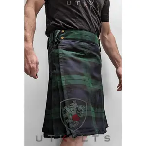 Utility Kilt – GlenLoch Business Edition, Black Watch