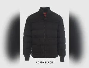 Men's Canvas Quilted Puffer Jacket