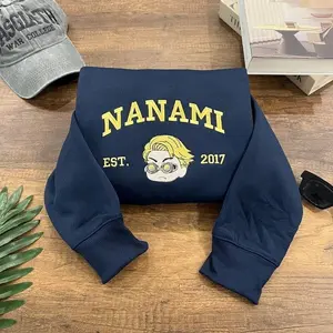 Nanami Kento Sweatshirt, Jujutsu Kaisen Anime Sweater, Manga Crewneck, Unisex Anime Pullover Gift