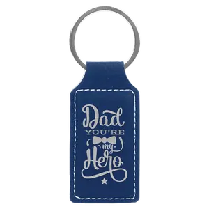 Personalized Rectangle Keychains