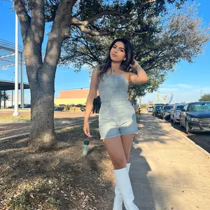 Sophia Denim Romper