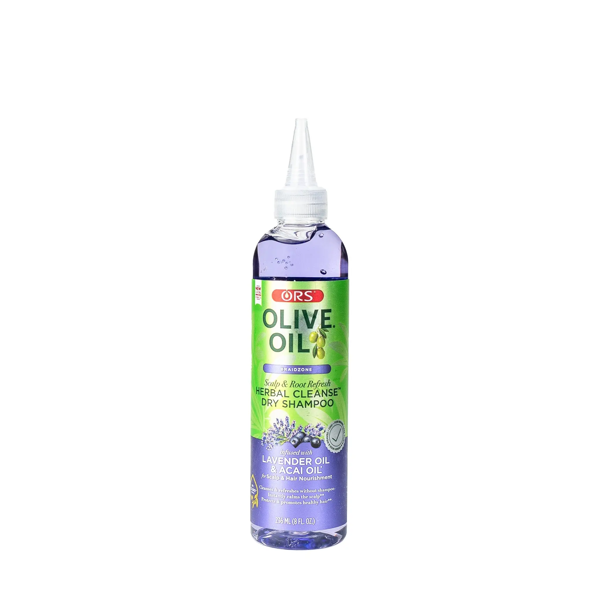 ORS Olive Oil Braidzone Herbal Cleanse Dry Shampoo for Scalp & Hair Nourishment (8.0 oz)