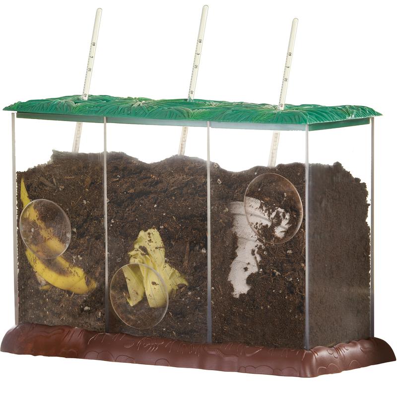 Educational Insights See-Through Compost Container, STEM Toy for Homeschool or Classroom, Ages 4+