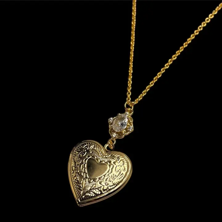 Gold Diamond Locket Gold Diamond Locket