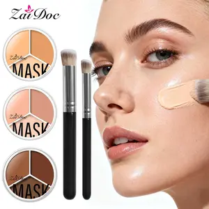 Three-Color Concealer Palette - Soft Creamy Texture for Brightening Concealing & Contouring - Flawless Dimensional Finish for Everyday Wear