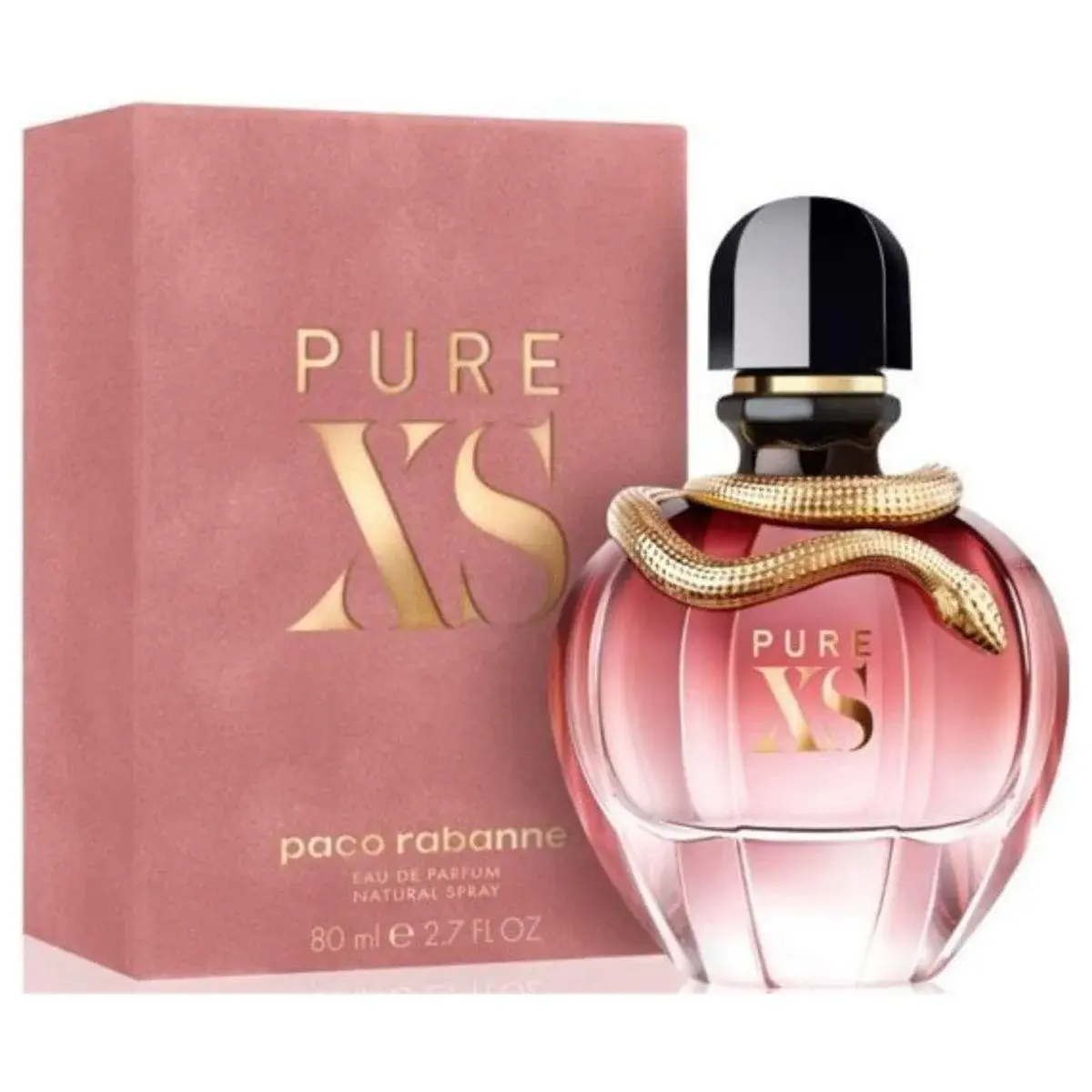 PURE XS by Paco Rabanne Women's EDP Perfume - 2.7oz, Coconut, Floral, Fruity, Musk, Peach Notes, New in Box, 2 To 2.9 Fl Oz, Vanilla, Womens Gifts, Oriental