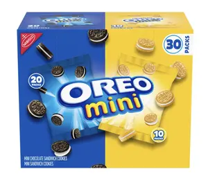 OREO Mini Mix Variety Pack Sandwich Cookies, 1.5 oz., 30 Pack