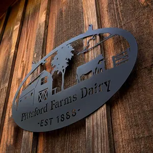 Metal Personalized Choose Your Farm Sign
