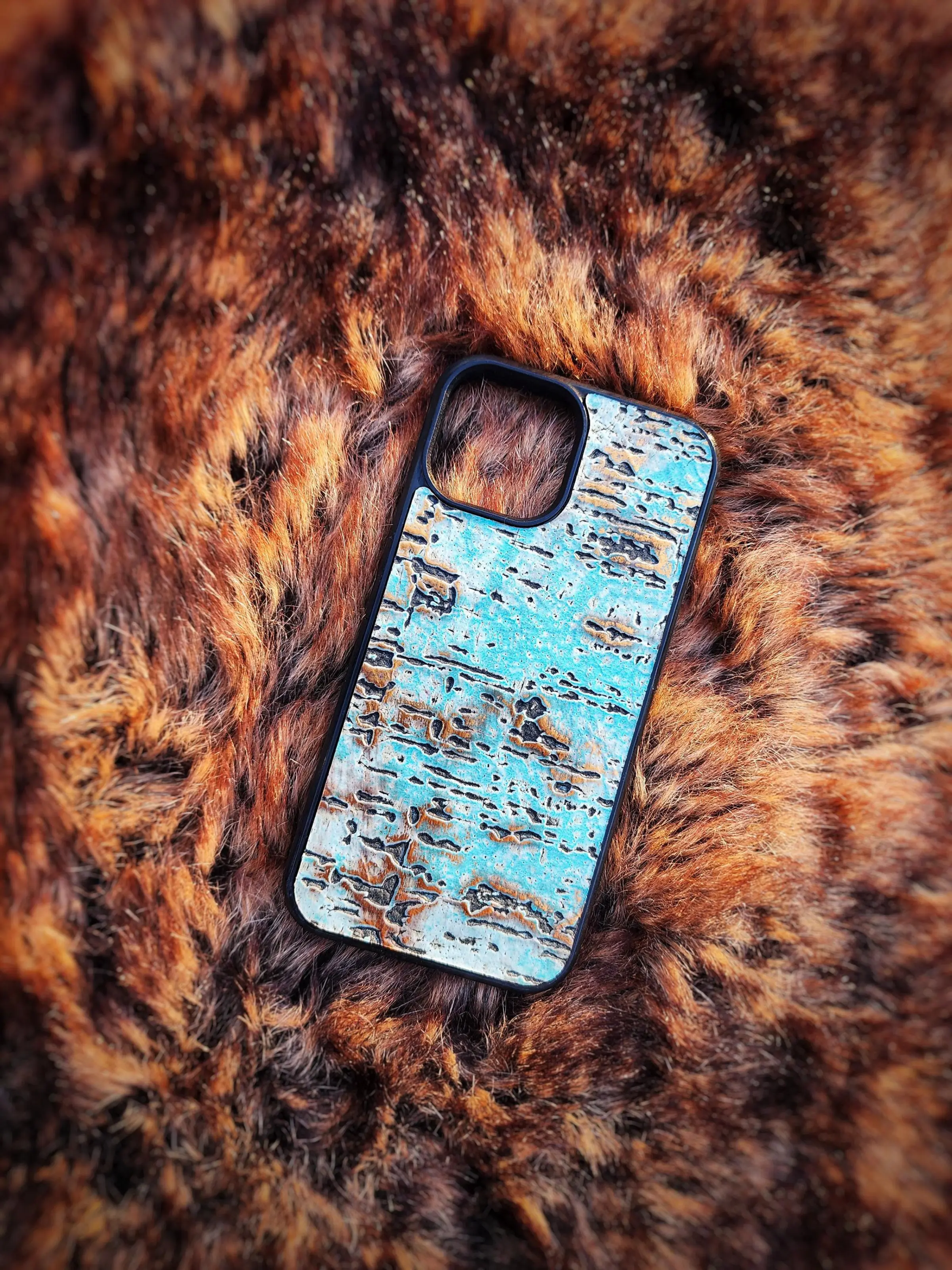 Leather Phone Case - For Samsung S8 S9 S10 S20 S21 S22 S23 S24 Note 8 9 10 20 Plus Ultra FE + - Birchwood Bark Design