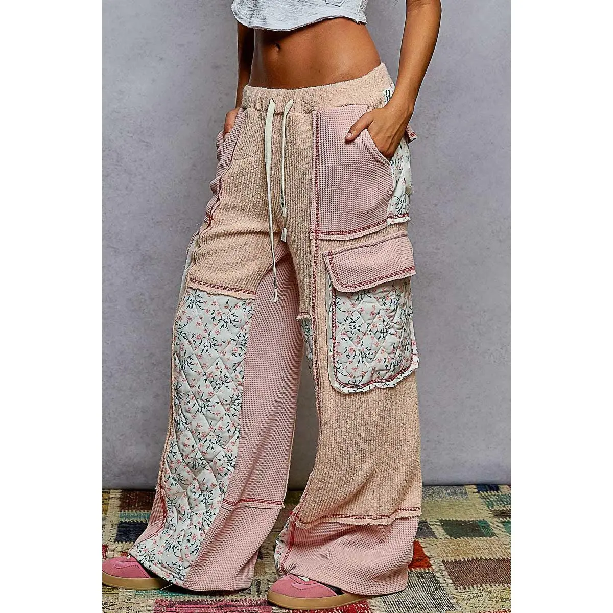 The Lana Relax Fit Quilted Pants