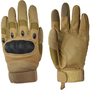 Tactical Gloves Hard Knuckle Gloves Touchscreen-Compatible Fingertips Outdoor Gear Ideal for Hiking, Camping, Hunting, Combat, Shooting, Cycling, and Motorcycle Activities