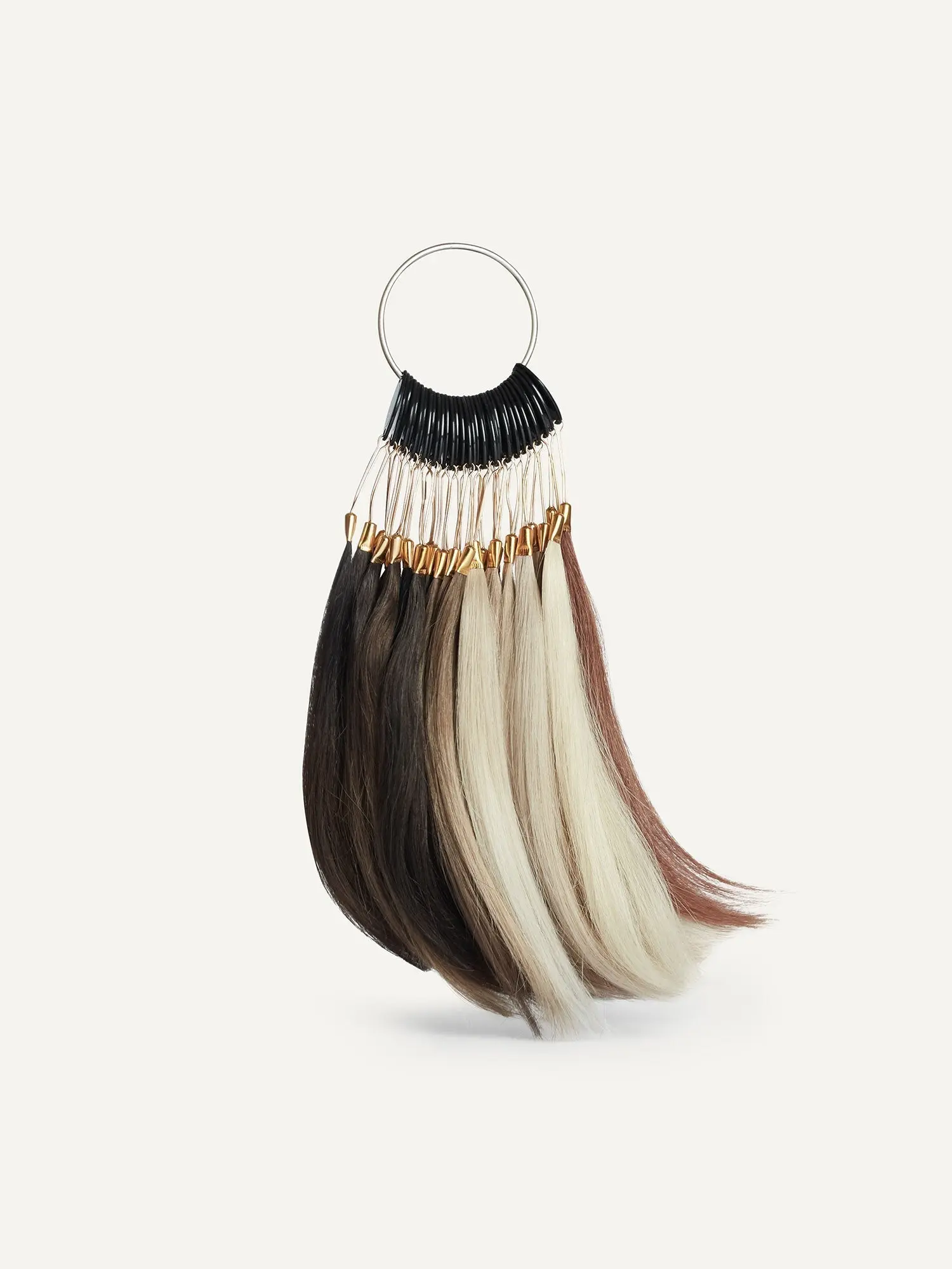 Luxy Hair Sample Swatch – Medium Natural Brown | Clip-In Hair Extensions Color Sample