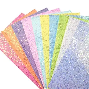 Chunky Glitter & Sequins Sheet Set for Hair Bow Making and other DIY Projects