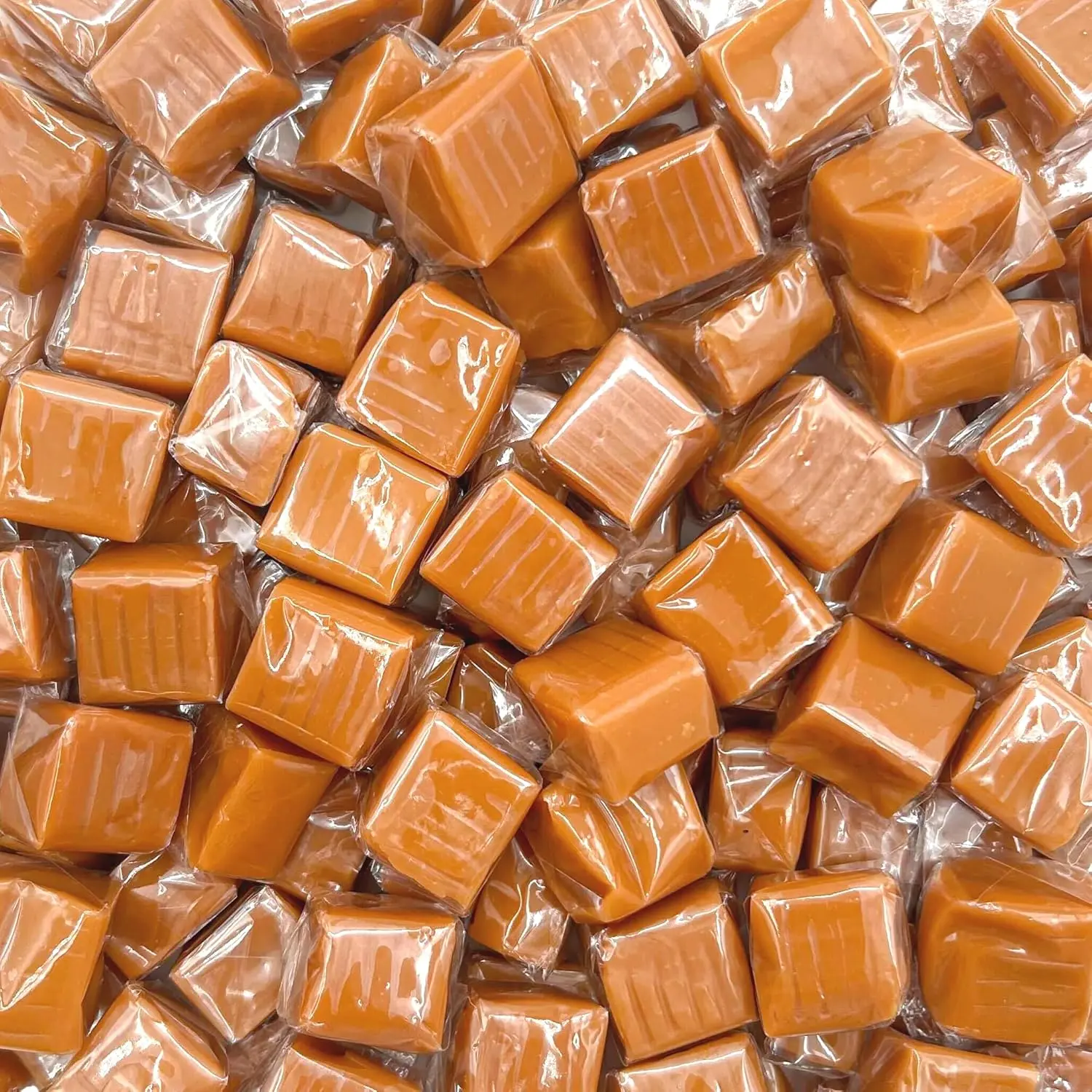 Chewy Caramel Cubes Snack, 1 lb Bag, Approx. 65 Individually Wrapped Candies, Classic Sweet Treat for Sharing, Parties, Gift Baskets