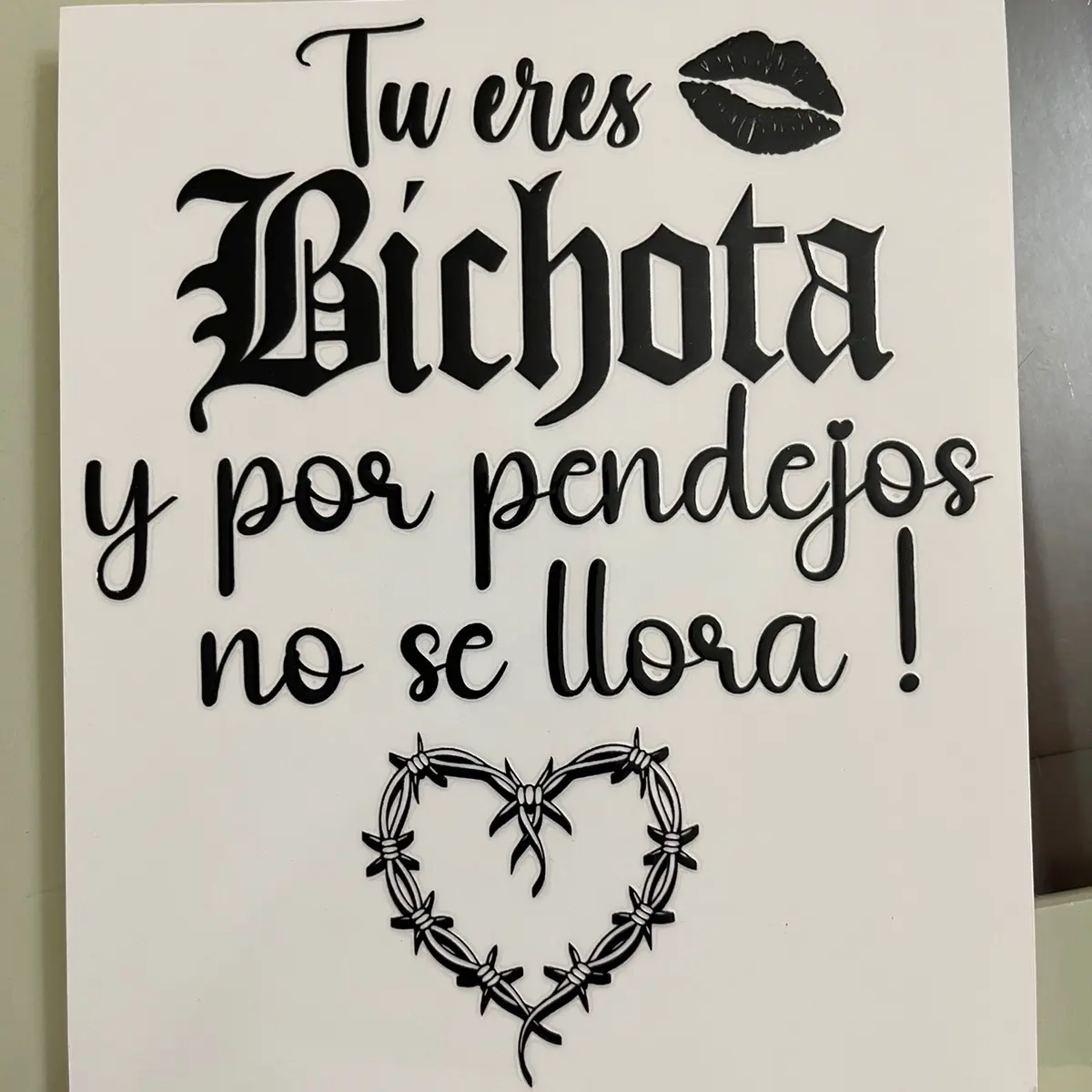 Car decals 6 x 7 inch