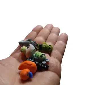 30 Mini Critters Live Play Wins Claw Machine 3D Print Mini Flexible Dragons with Interactive Gameplay and Engaging Design
