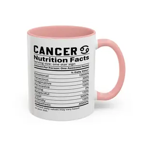 Cancer Zodiac Sign Coffee Mug - Unique Horoscope Mug With Personality Traits