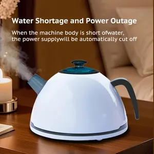 Home Tea Pot Aromatherapy Machine Automatic Spray Humidifier, Aroma Diffuser Humidifiers, Smart Silent Large Mist Humidifier, Push Button Control, Open Lid Add Water, Noiseless Humidifier