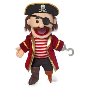 Pirate Puppet, with Peg Leg (14")