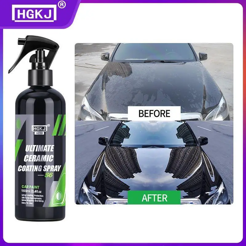 Car Paint Coating Spray, Car ProtectionCoating Spray, Multi-functional Coating Renewal Agent, Ceramic Car Coating Agent Spray, Fast-Acting Coating Sp