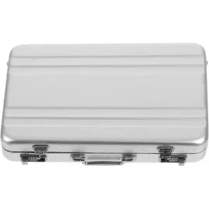 Business Card Holder: Mini Business Card Storage Box Case for Men Or Women Waterproof Aluminium Briefcase Pocket Credit Holders for Men Organizer
