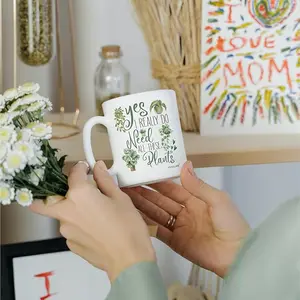 Mothers Day Gift for Plant Lover - Plant Mug - Gardening Coffee Cup for Mom, Dad, Garden Lover - Cool Crazy Plants Lady Gifts - Unique Present for Women, Men