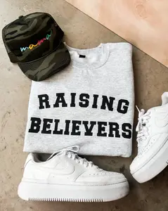 Raising Believers Ash Graphic Sweatshirt: S
