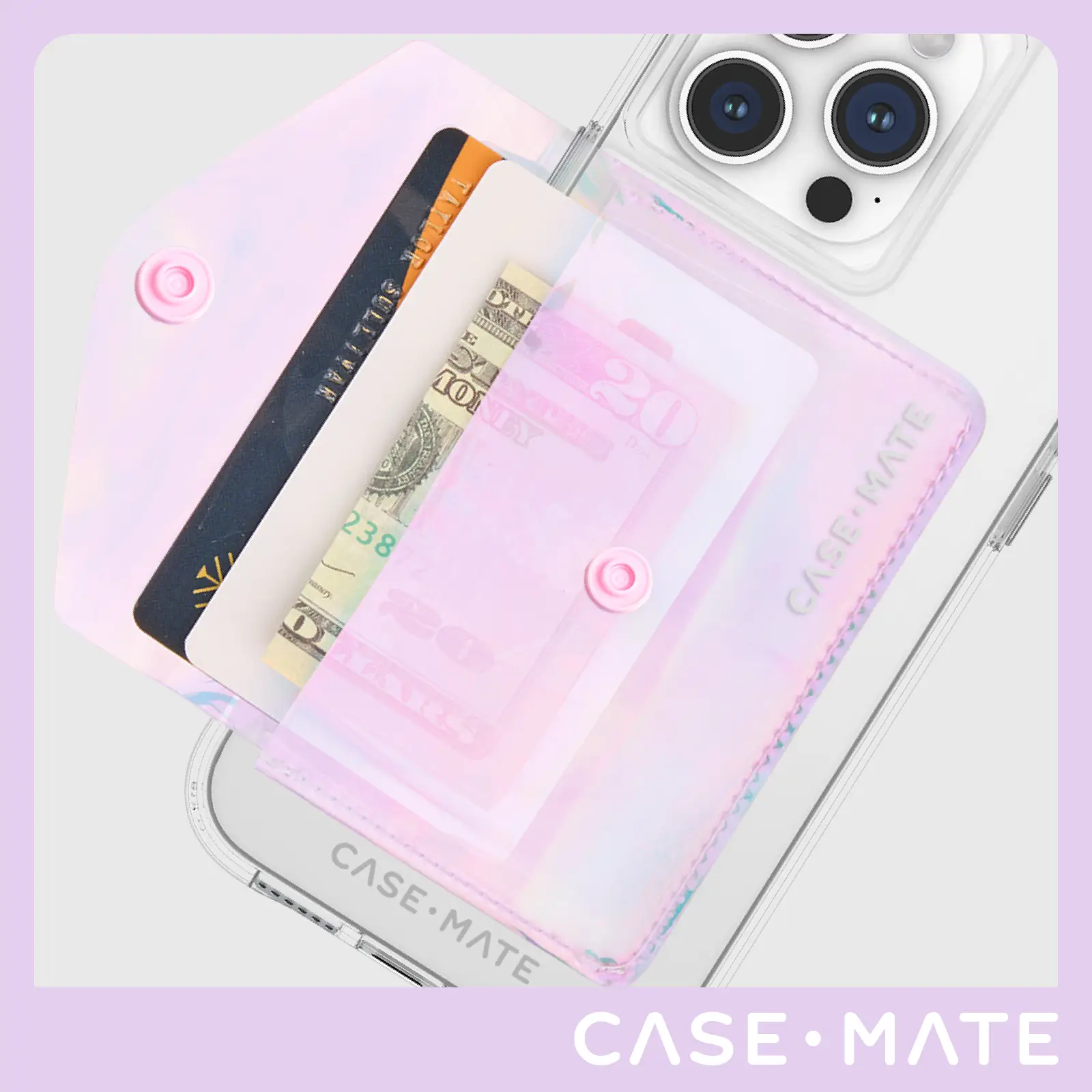 Soap Bubble® MagSafe Snap Wallet