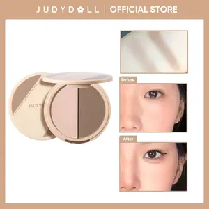 JUDYDOLL 2 Shades Contour Palette, Sculpting & Defining, Blendable, Natural Contour, Long-Lasting, Lightweight, Face Shaping, Makeup, Valentines Day Gift, New Year
