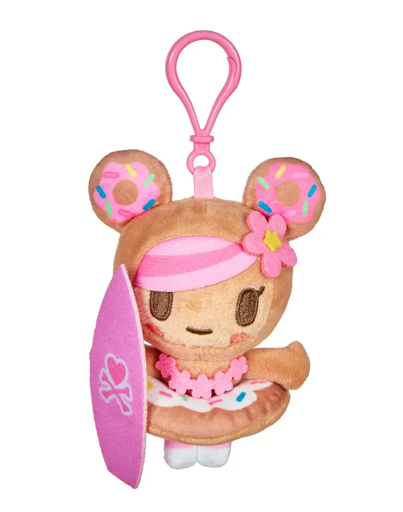 Surfin' Donutella Plush Keychain