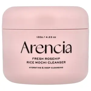 Arencia Fresh Rosehip Rice Mochi Cleanser, 4.23 oz (120 g)