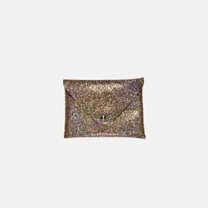 Iridescent Speckled Mini Envelope Card Holder