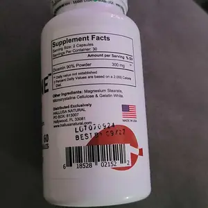 Product Review of HALLUSA NATURAL HALLOSMINE 300 Mg Diosmin Circulation 60 Capsules Gluten-Free Organic GMO-Free Sugar-Free Supplement for Healthy Circulation & Veins Health Made in USA Dietary from B**y B**y