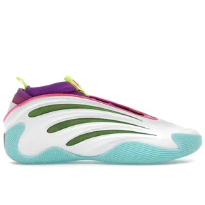 adidas Men's Harden Vol. 9 Jalen Williams White Lucid Lime Pink, from StockX