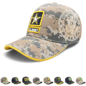 Baseball Cap US Military ARMY Hat Officially Licensed Tactical Camo Mens Hats outdoor hat
