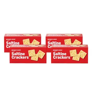 Original Saltine Crackers, 16 Oz (Previously Amazon Fresh, Packaging May Vary) (Pack of 4) Snack