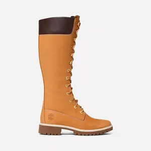 Timberland Women's Timberland Premium 14-Inch Waterproof Boot, Wheat Nubuck, 7.5