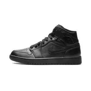 Air Jordan 1 Mid "Triple Black" 554724 093