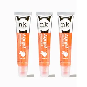 New Flavor 3 Pack Nicka K Lip Gel Peach Flavor