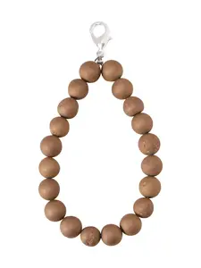 Gold Druzy 8mm Mala Beads Keychain green daily