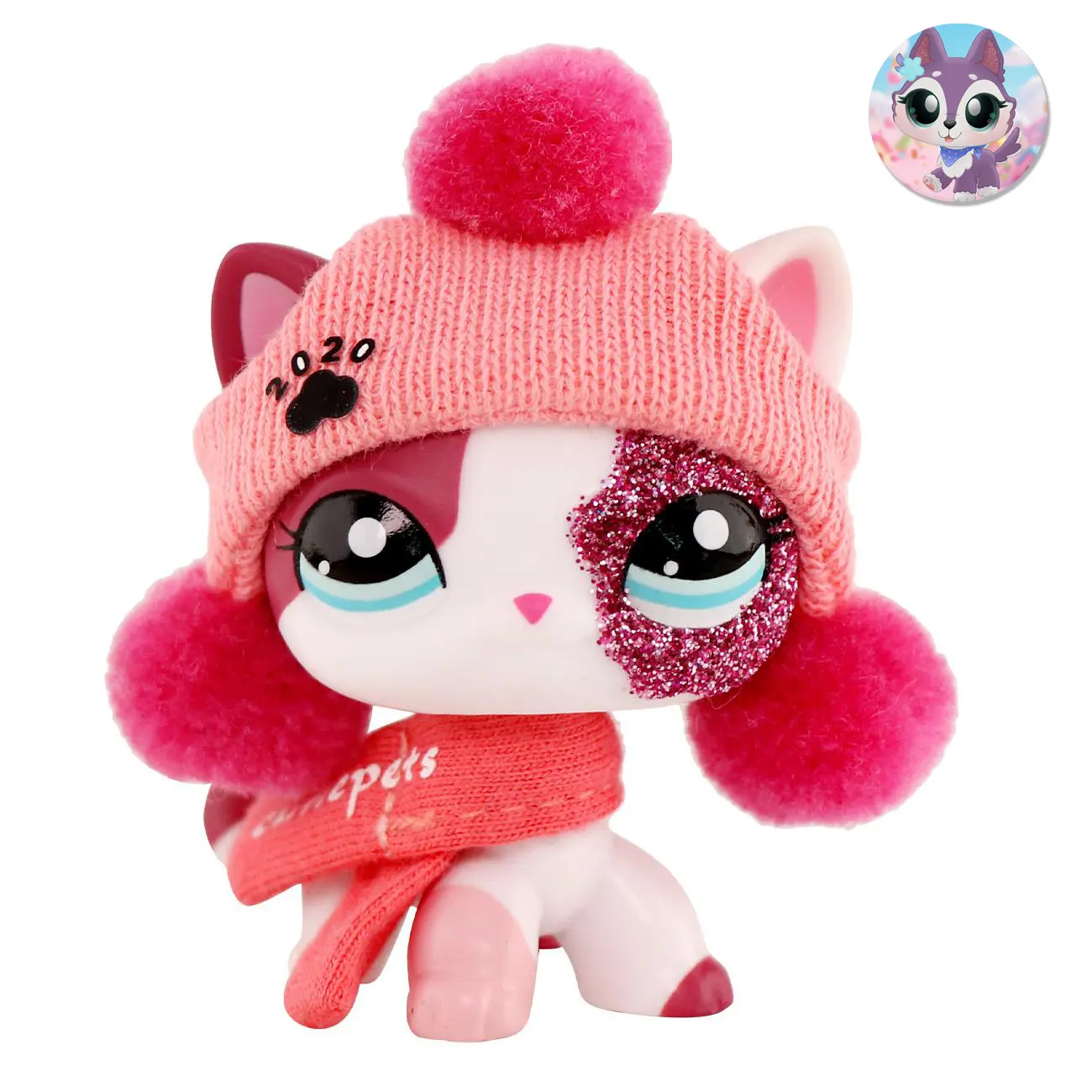 LittlePeta Mini Shorthair Cat Bobble Head, LPS Collectible Animals Figure, Character Miniature Animals Toy, Ages 12+, Children Development, Educational & Engaging, PVC-Free