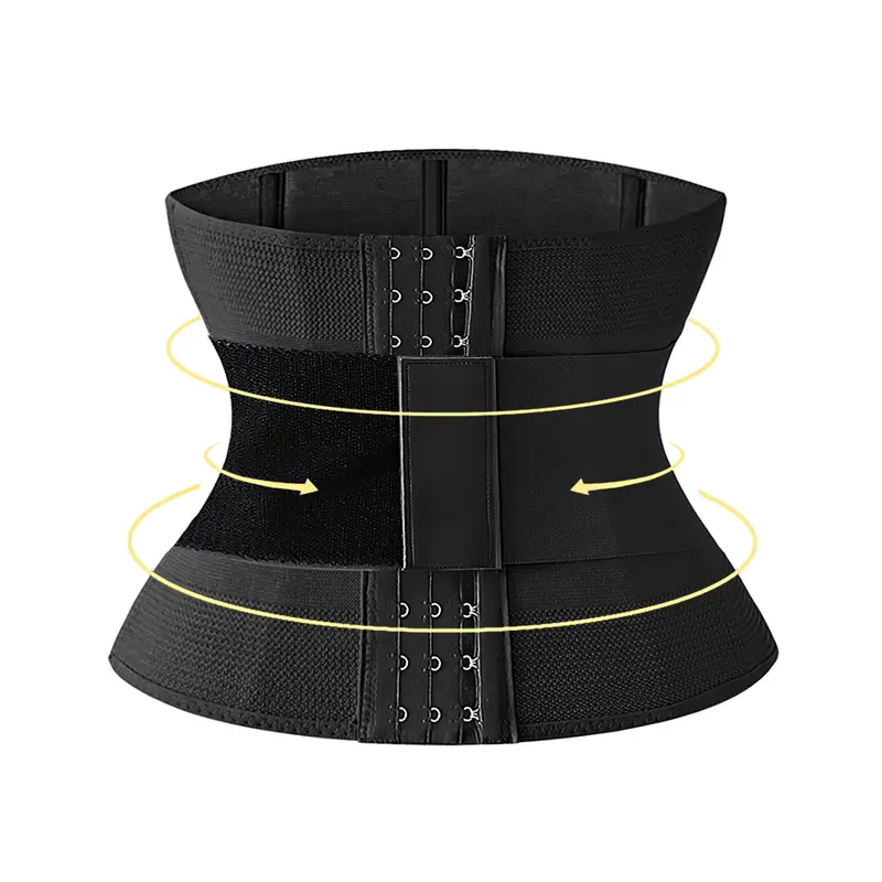 Women Waist Trainer Corset Women's Adjustable Hook & Eye Design Girdle,Velcro Design High Stretch Waist Cincher, Ladies Tummy Control Shaper