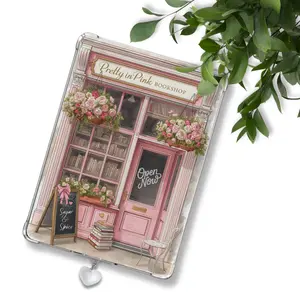 Pretty in Pink Bookshop | Pink Aesthetic Insert for Clear Case | Bookish Accessories