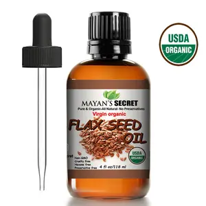 "Organic Flax Seed Oil: Nature's Secret for Radiant and Healthy Skin"