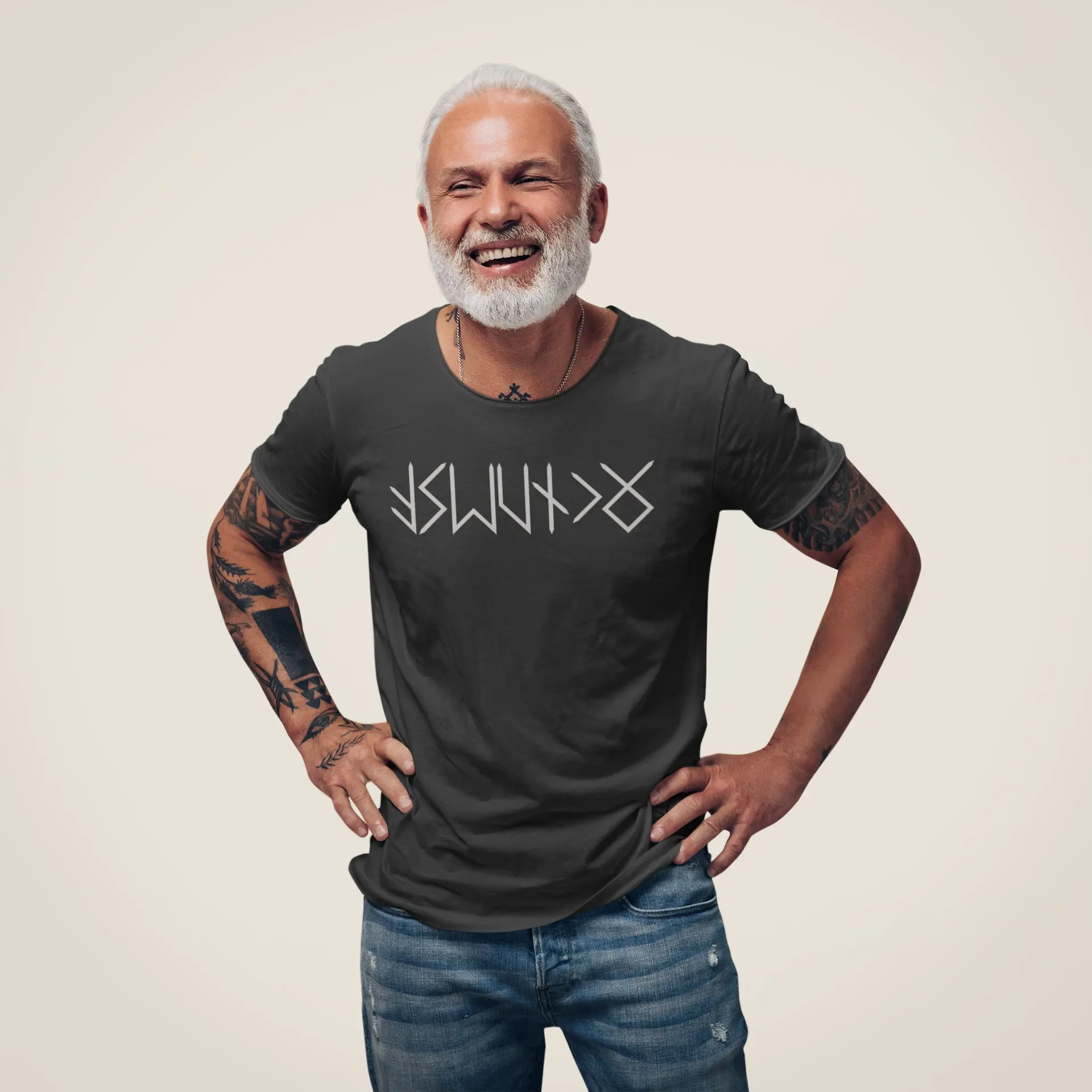 Personalized Name in Runes Viking T-Shirt, Personalized Futhark Runes Shirt, Custom Norse Tshirt, Unisex Viking Clothes, Norse Mythology Gifts, Name in Runes Shirt, Mens Viking Tshirt, Custom Runes Tshirt, Viking Gift for Man, Gift for Him 43HTP/ 2657