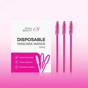 VEYESBEAUTY Disposable Mascara Wands Lash & Brow Brushes for Lash Extension Makeup
